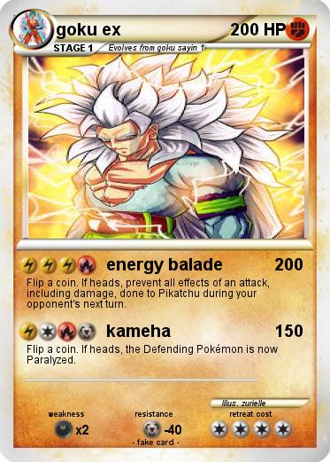 Pokemon goku ex