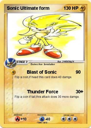 Pokemon Sonic Ultimate form