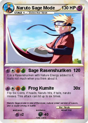 Pokemon Naruto Sage Mode