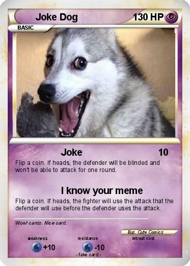 Pokemon Joke Dog