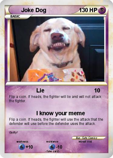 Pokemon Joke Dog