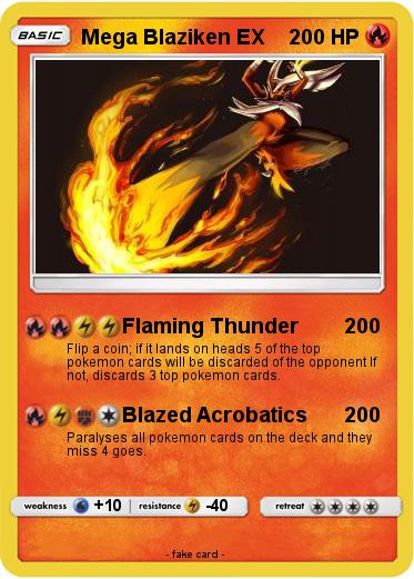 Pokemon Mega Blaziken EX