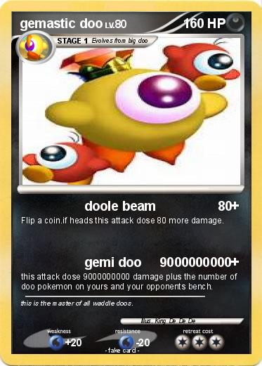 Pokemon gemastic doo