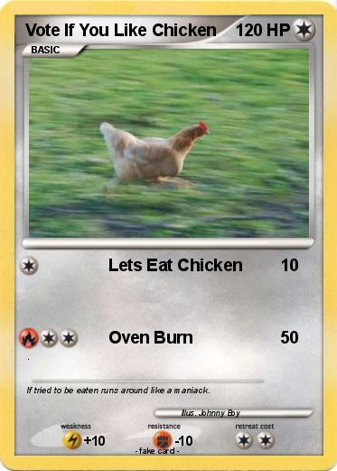 Pokemon Vote If You Like Chicken