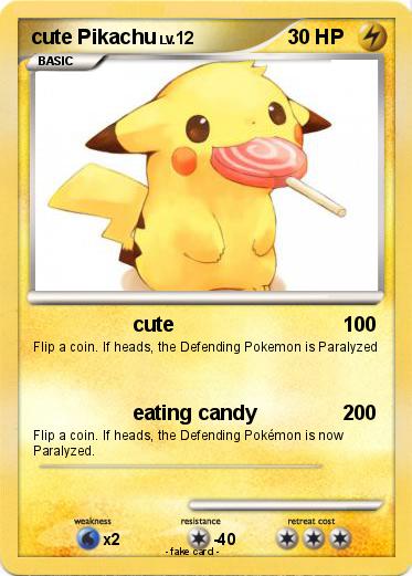 Pokemon cute Pikachu