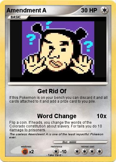 Pokemon Amendment A
