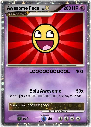 Pokemon Awesome Face