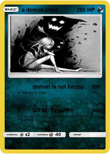 Pokemon a demon child