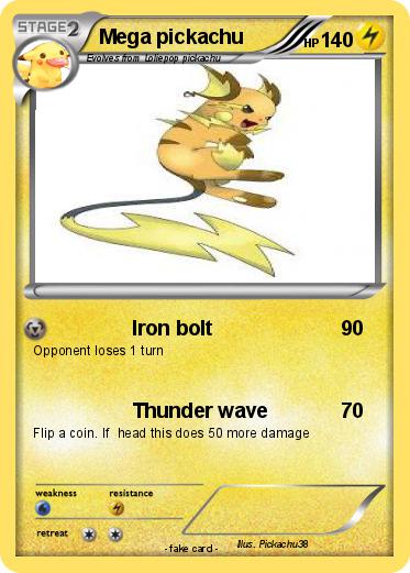 Pokemon Mega pickachu