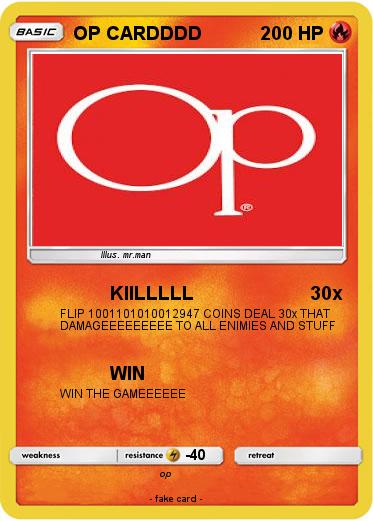 Pokemon OP CARDDDD