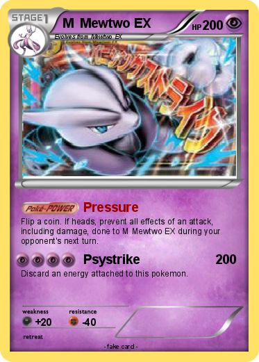 Pokemon M  Mewtwo EX