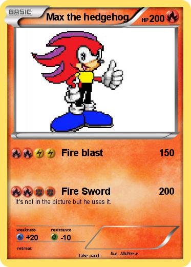 Pokemon Max the hedgehog