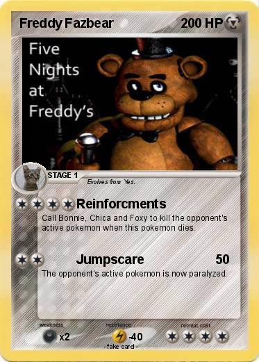 Pokemon Freddy Fazbear