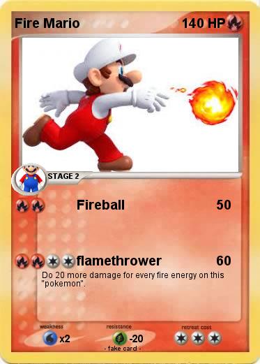 Pokemon Fire Mario