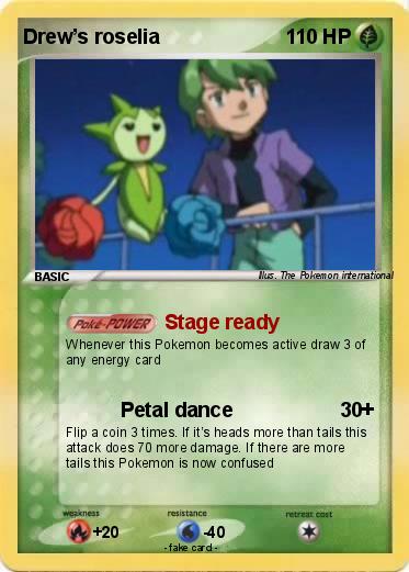 Pokemon Drew’s roselia