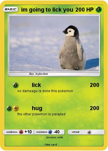 Pokemon im going to lick you