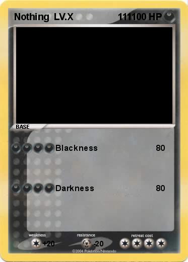 Pokemon Nothing  LV.X                 111