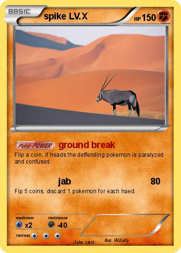 Pokemon spike LV.X