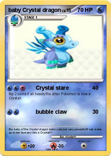 Pokemon baby Crystal dragon