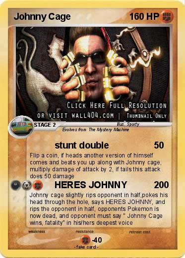 Pokemon Johnny Cage