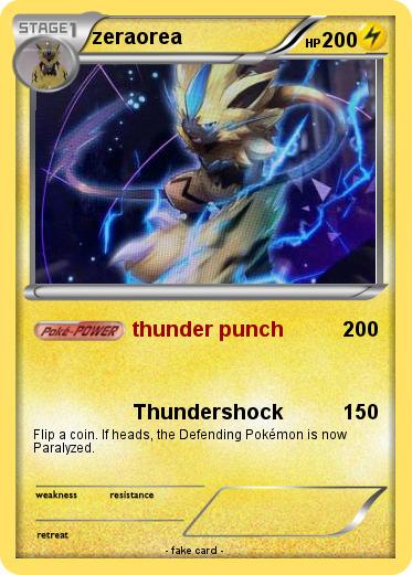 Pokemon zeraorea