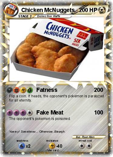 Pokemon Chicken McNuggets