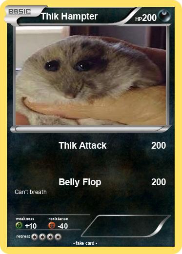 Pokemon Thik Hampter