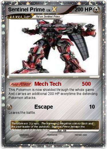 Pokemon Sentinel Prime