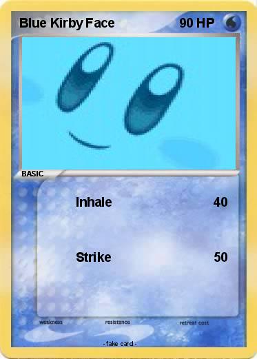 Pokemon Blue Kirby Face