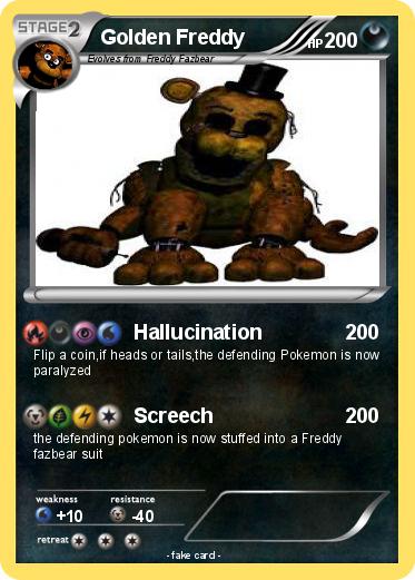 Pokemon Golden Freddy