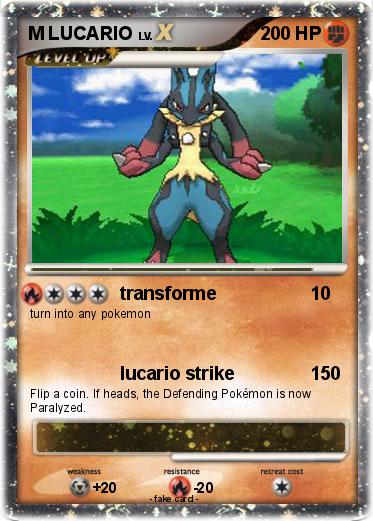 Pokemon M LUCARIO