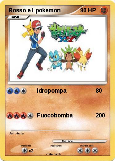 Pokemon Rosso e i pokemon