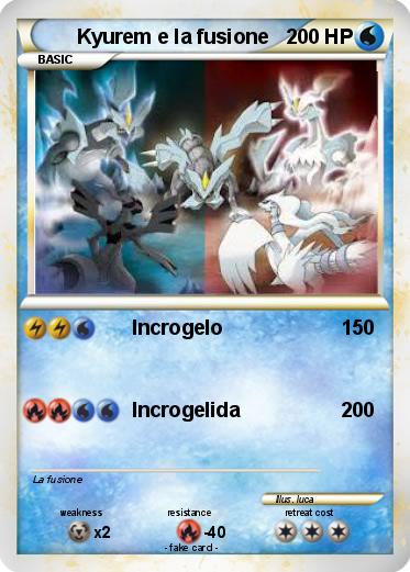 Pokemon Kyurem e la fusione