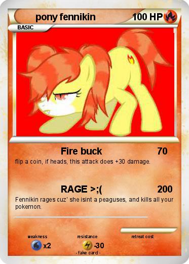 Pokemon pony fennikin