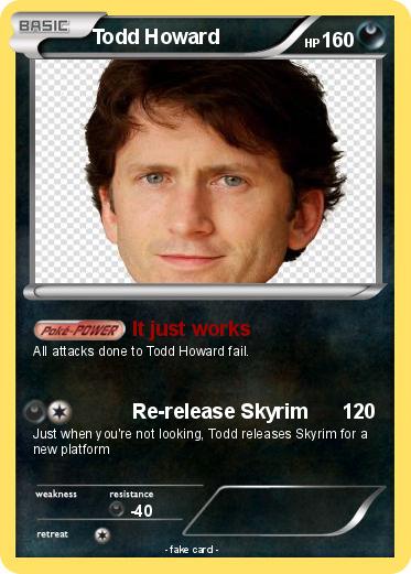 Pokemon Todd Howard
