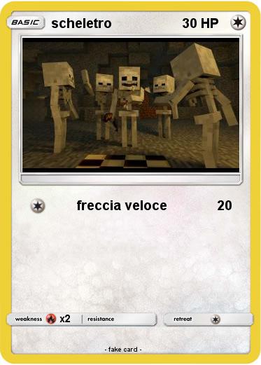 Pokemon scheletro