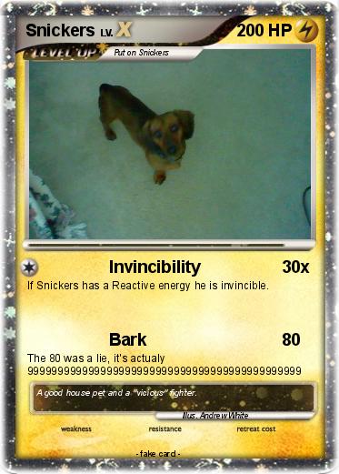 Pokemon Snickers