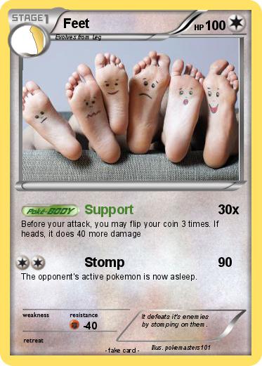 Pokemon Feet