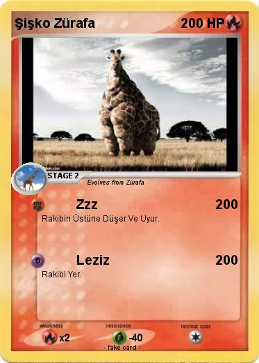 Pokemon Şişko Zürafa