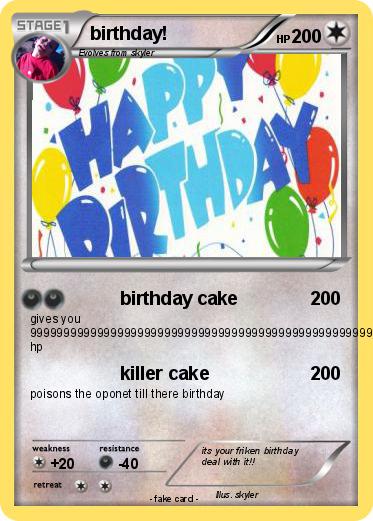 Pokemon birthday!