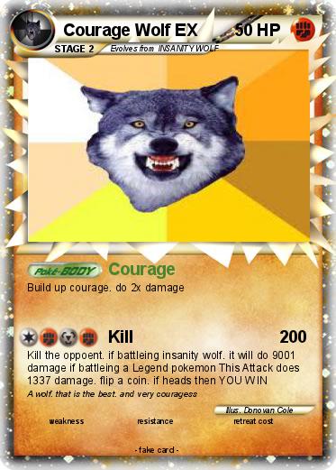 Pokemon Courage Wolf EX
