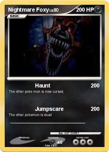 Pokemon Nightmare Foxy