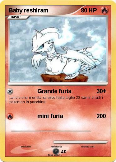 Pokemon Baby reshiram
