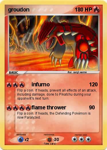 Pokemon groudon