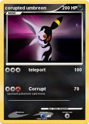 Pokemon corupted umbreon