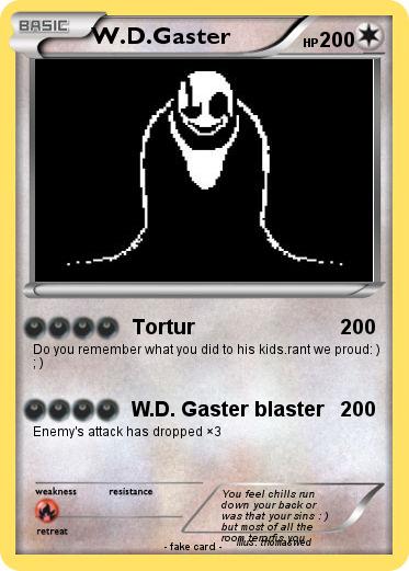 Pokemon W.D.Gaster