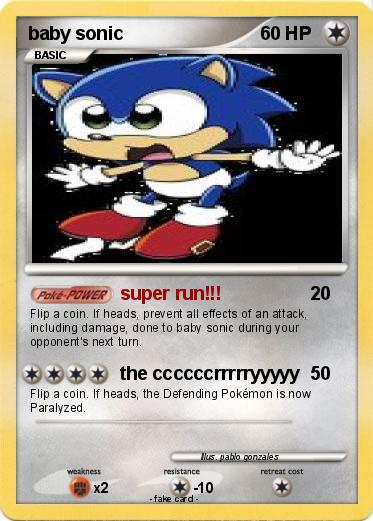 Pokemon baby sonic