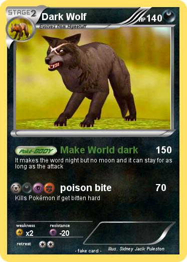 Pokemon Dark Wolf