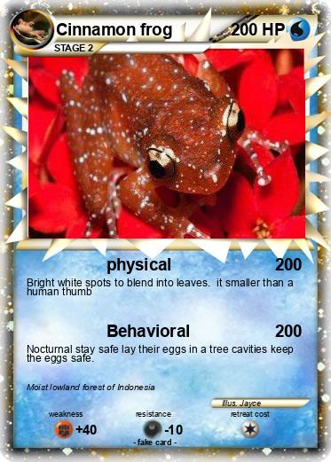 Pokemon Cinnamon frog