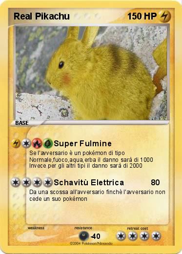 Pokemon Real Pikachu